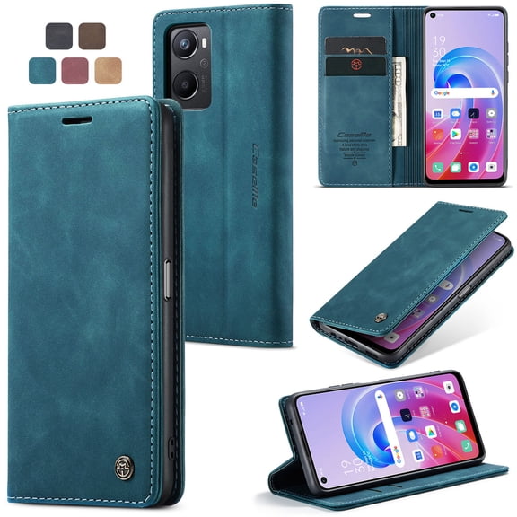 ETFAST Leather Wallet With Card Holder Zipper Phone Case For OPPO A36 4G High Quality Leather Phone Case