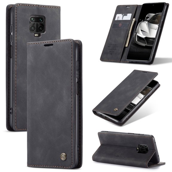 ETFAST Leather Wallet With Card Holder Zipper Phone Case For Redmi Note 9 Pro Max 9S Nord High Quality Leather Phone Case