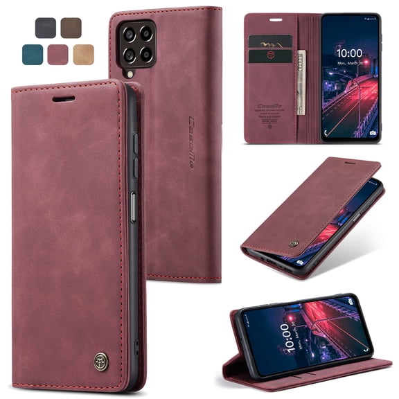 ETFAST Leather Wallet With Card Holder Zipper Phone Case For Samsung Galaxy M53 M33 M51 M31 M30S M21 M20 M10 M80S M60S M40S M42 M30 M32 M23 M10S M13 M12 M01S High Quality Leather Phone Case