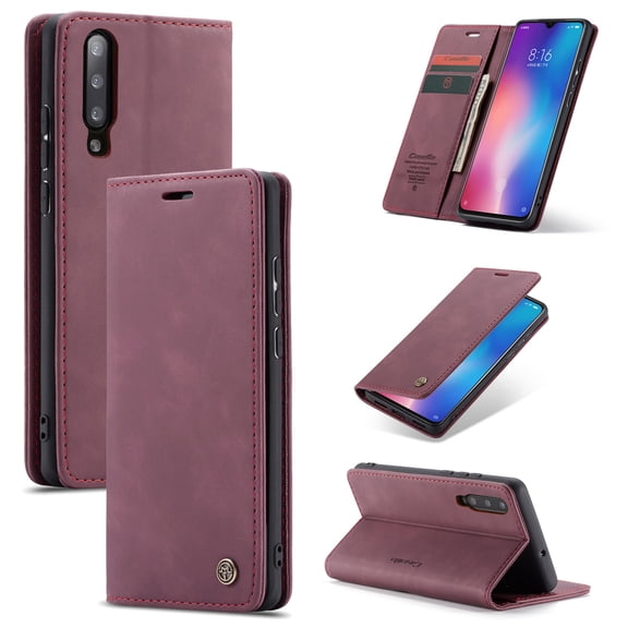ETFAST Leather Wallet With Card Holder Zipper Phone Case For Xiaomi 9 High Quality Leather Phone Case