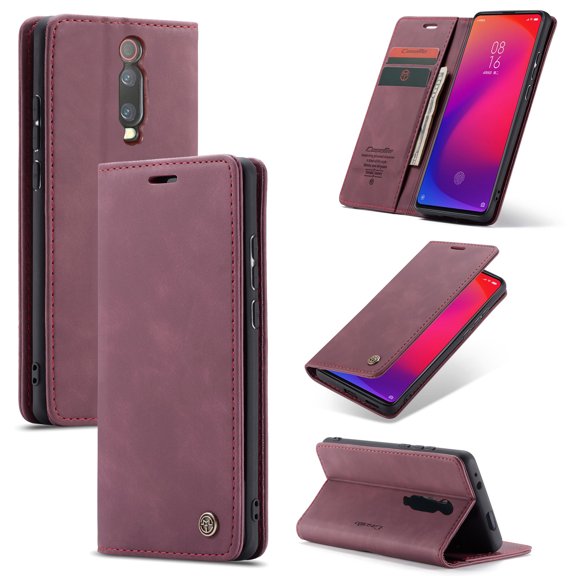 ETFAST Leather Wallet With Card Holder Zipper Phone Case For Xiaomi 9T High Quality Leather Phone Case