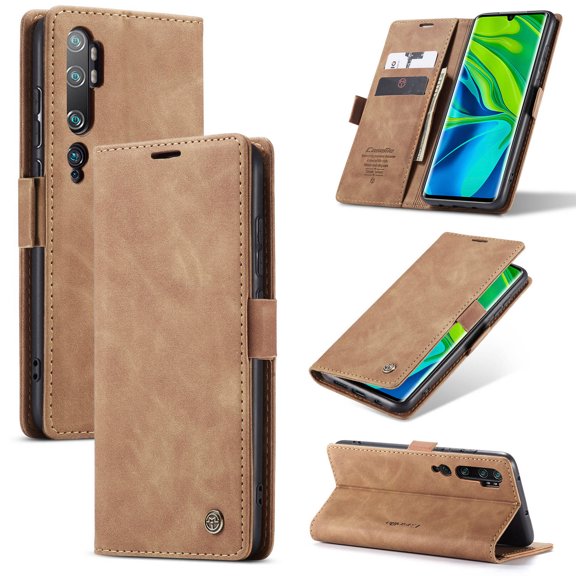 ETFAST Leather Wallet With Card Holder Zipper Phone Case For Xiaomi Note 10 Pro High Quality Leather Phone Case
