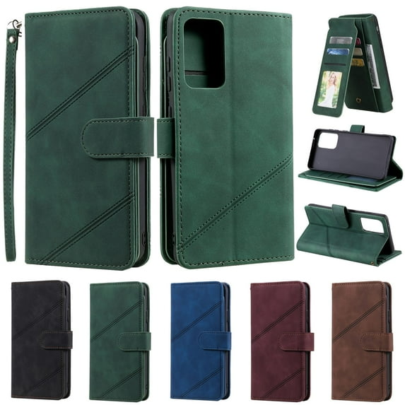 ETFAST Wallet Card Slot Flip Zipper Leather Phone Case For A72 A52 A32 A12 A71 A51 A70 A50 A40 A30 A20 A10 Leather Phone case