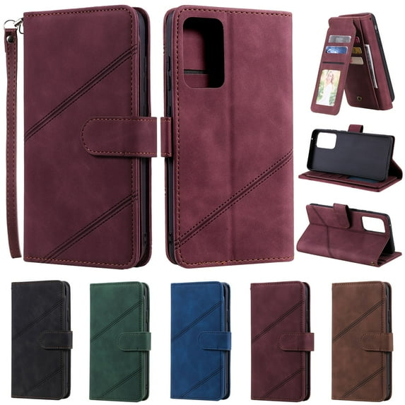 ETFAST Wallet Card Slot Flip Zipper Leather Phone Case For A72 A52 A32 A12 A71 A51 A70 A50 A40 A30 A20 A10 Leather Phone case