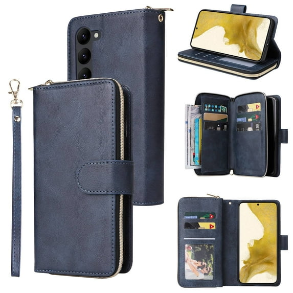 ETFAST Wallet Card Zipper Flip Leather Case For Samsung Galaxy A55 A35 A25 A15 A05S A54 A34 A24 A14 A73 A53 A33 A23 A13 A72 A52 A32 A22 A12 A71 A51 A41 A31 A21S A70 A50 A30 A20S A10S A04S Phone Case