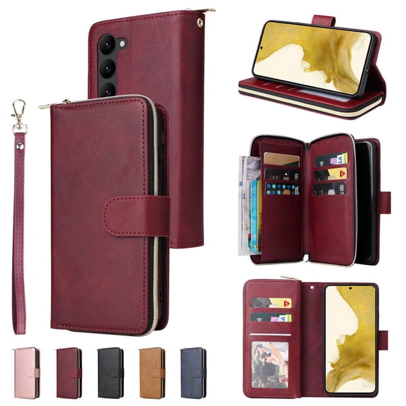 ETFAST Wallet Card Zipper Flip Leather Case For Samsung Galaxy A55 A35 A25 A15 A05S A54 A34 A24 A14 A73 A53 A33 A23 A13 A72 A52 A32 A22 A12 A71 A51 A41 A31 A21S A70 A50 A30 A20S A10S A04S Phone Case