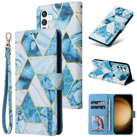 ETFAST Wallet Card Zipper Flip Leather Case For Samsung Galaxy S24 Ultra S24Plus S23 Ultra S23Plus S23FE S22 S21 S21FE S20 S10 Phone Case