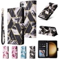 thumbnail image 1 of ETFAST Wallet Card Zipper Flip Leather Case For Samsung Galaxy S24 Ultra S24Plus S23 Ultra S23Plus S23FE S22 S21 S21FE S20 S10 Phone Case, 1 of 10
