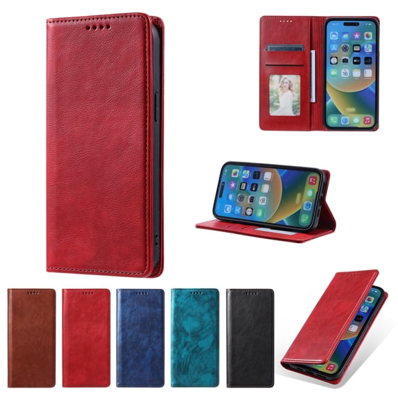 ETFAST Wallet Flip Leather Case For For Samsung Galaxy S24 Ultra S24 Plus S23Ultra S23Plus S23FE S22 Ultra S21 Ultra S21FE S20 Ultra S20FE S10 Phone Case