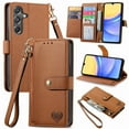 thumbnail image 1 of ETFAST Wallet Leather Phone Case For Samsung Galaxy A55 A35 A25 A15 A05 A05S Multi Card Zipper Phone case, 1 of 10
