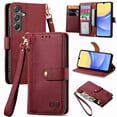 thumbnail image 1 of ETFAST Wallet Leather Phone Case For Samsung Galaxy A55 A35 A25 A15 A05 A05S Multi Card Zipper Phone case, 1 of 10