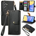 thumbnail image 1 of ETFAST Wallet Leather Phone Case For Samsung Galaxy A55 A35 A25 A15 A05 A05S Multi Card Zipper Phone case, 1 of 10