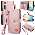 thumbnail image 1 of ETFAST Wallet Leather Phone Case For Samsung Galaxy S24 Ultra S24Plus S23 Ultra S22 Ultra S21 FE S20 Ultra Multi Card Zipper Phone case, 1 of 10