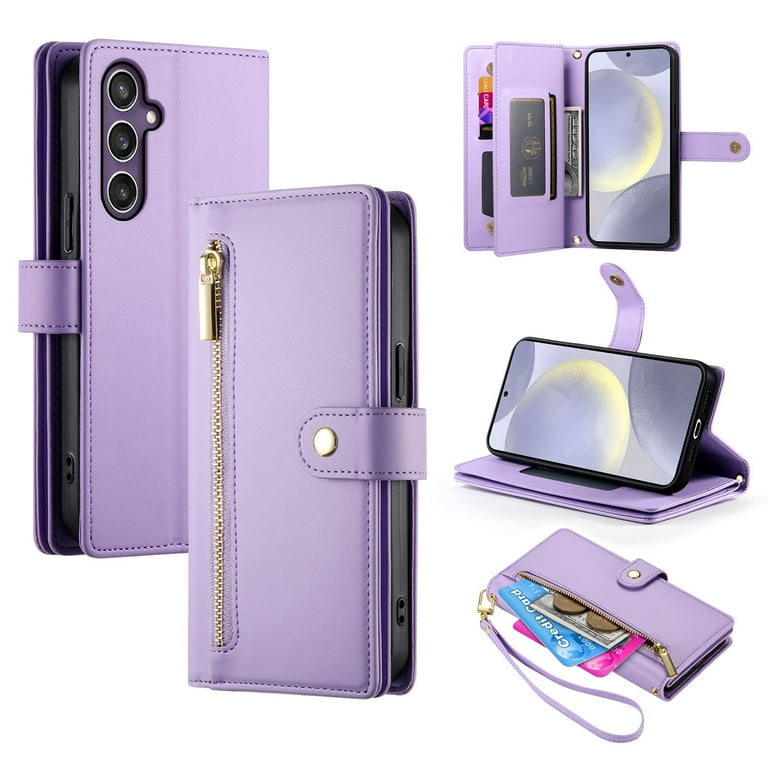 ETFAST Wallet Leather Phone Case For Samsung Galaxy S24 Ultra