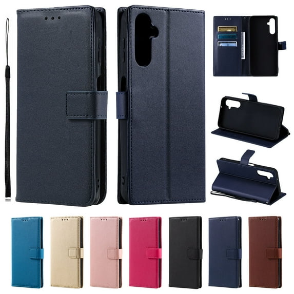 ETFAST Wallet Multi Card Slot Flip Zipper Leather Case For Samsung Galaxy S24 Ultra S24Plus S23 Ultra S23Plus S23FE S22 Ultra S21 Ultra S20 S10 S9 Leather Phone case