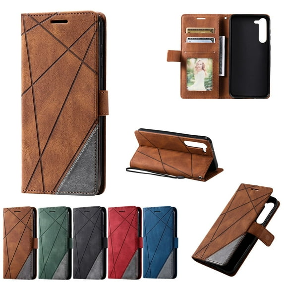ETFAST Wallet Multi Card Slot Flip Zipper Leather Case For Samsung Galaxy S24 Ultra S24Plus S23 Ultra S23Plus S23FE S22 Ultra S21 Ultra S20 S10 S9 Leather Phone case