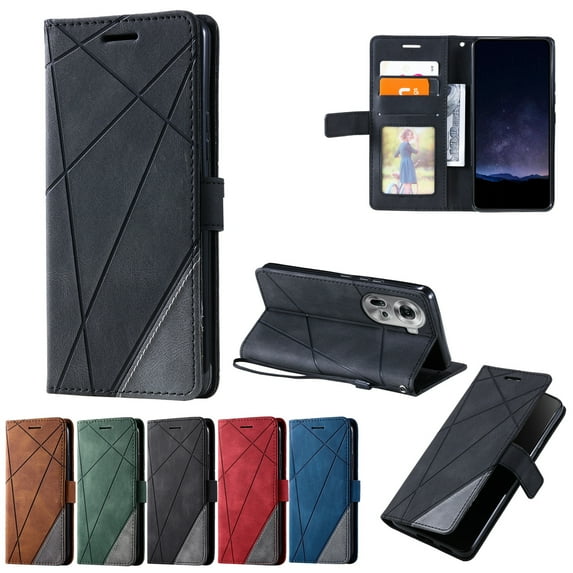 ETFAST Wallet Multi Card Slot Flip Zipper Leather Case For OPPO Reno 11 Pro 11F 10 Pro Plus Reno 8T 8 Pro Plus Reno7 6 Pro Plus 5 Pro PlusLeather Phone case