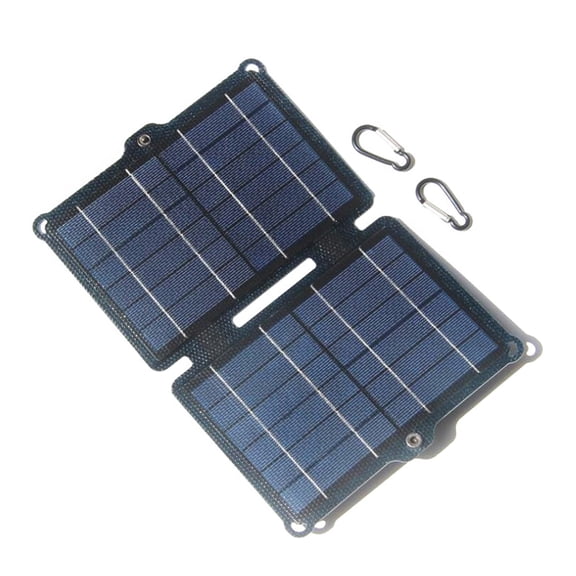 ETFE Foldable Solar Panel 8W Solar Power Bank 5V Solar Charger Portable Outdoor Camping Waterproof Photovoltaic Pate