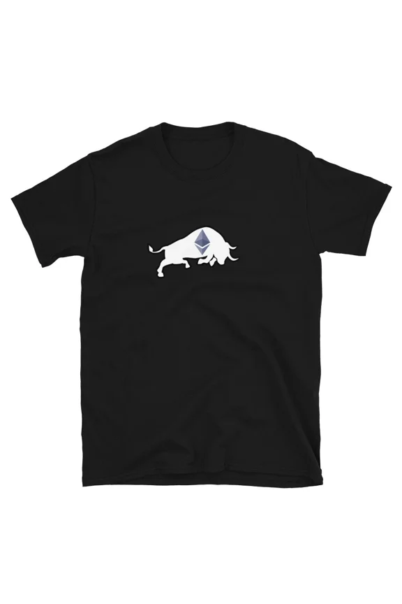 ETH Bull T-Shirt crypto trader gift trading graphic tee | eBay