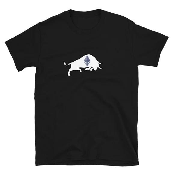 ETH Bull T-Shirt crypto trader gift trading graphic tee | eBay