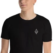 ETH Embroidery T-Shirt crypto trader gift investor tee | eBay