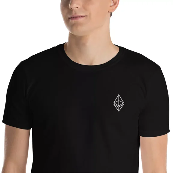 ETH Embroidery T-Shirt crypto trader gift investor tee | eBay