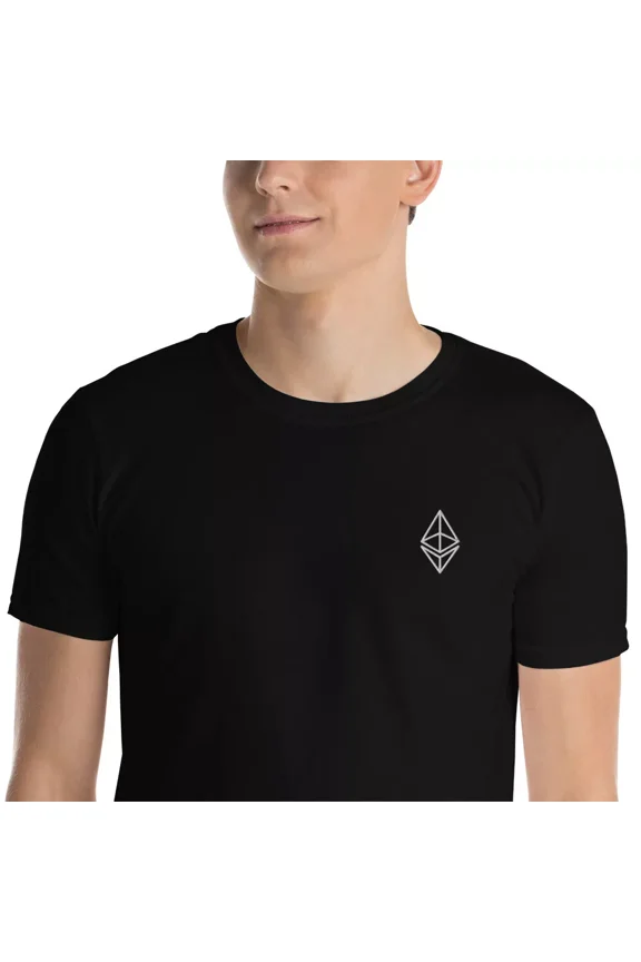 ETH Embroidery T-Shirt crypto trader gift investor tee | eBay