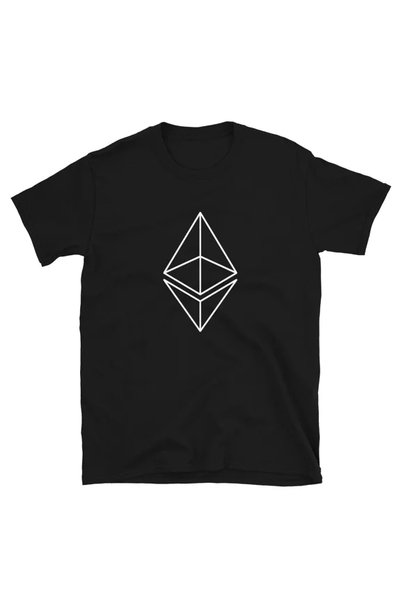 ETH Outline T-Shirt crypto trader gift trading investor tee | eBay