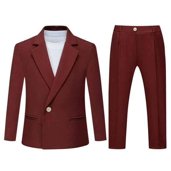 ETHAN 2 Pieces Boys Suits for Wedding Slim Fit Boys Tuxedo Suit for Wedding Suits Boys 3T
