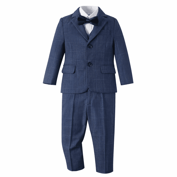 ETHAN 5 Picec Toddler Boy Outfit for Party Elegant Colorful Suit for Boy Easter Suit Set Size 3T