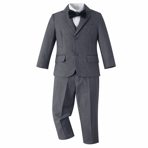 ETHAN 5 Piece Suit for Boys with Colorful Teen Formal Outfit Suit Junior Boy Blazer Size 16 Years