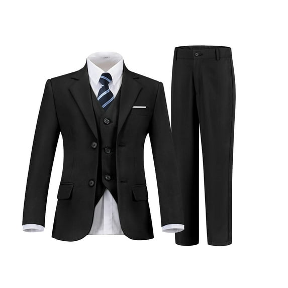ETHAN Appaman Boys Suit 5 Pieces Slim Fit Elegant Formal Dressfor Wedding Outfit Boys Suits Size 8