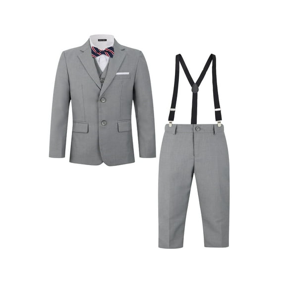 ETHAN Boys Slim Fit Suit Tuxedo for Boy 3 Piece Suit Set for Kid Formal Boys Dress Wedding Easter Outfit 18 Years
