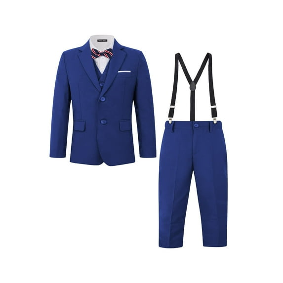 ETHAN Boys Slim Fit Suit Tuxedo for Boy 3 Piece Suit Set for Kid Formal Boys Dress Wedding Easter Outfit 18 Years