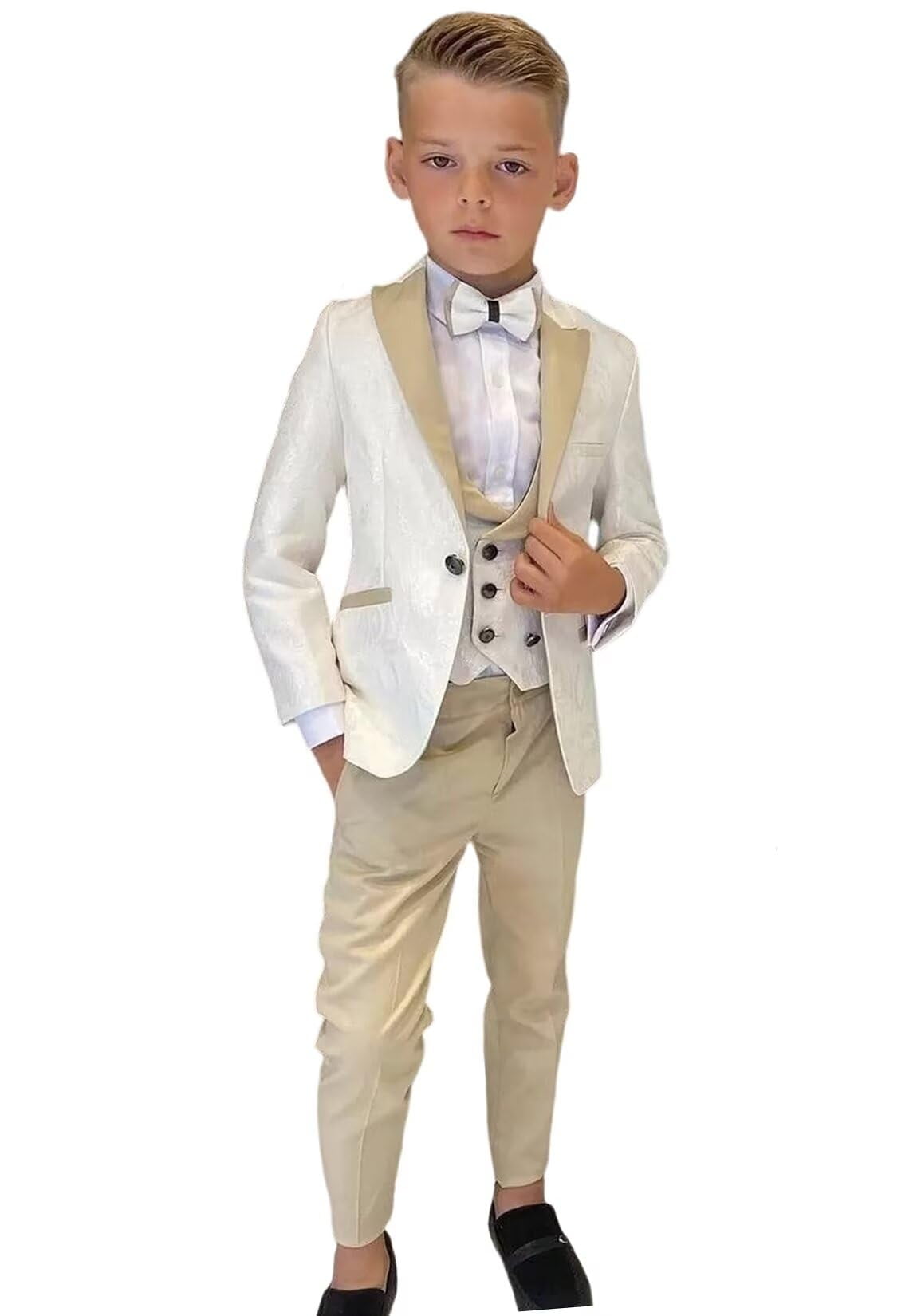 YuanLu Boys Colorful Formal Suits 5 Piece Slim Fit Dresswear Kids Suit