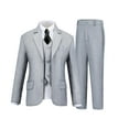 thumbnail image 1 of ETHAN Little Kids Boys Suit for Wedding Slim Fit Boys Vest and Bow Tie Set for Wedding Church Size 5, 1 of 8