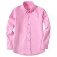 thumbnail image 1 of ETHAN Long Sleeve Casual Uniform Shirt Boys Dress Shirt Long Sleeve Boys Formal Shirt 20 Years, 1 of 7