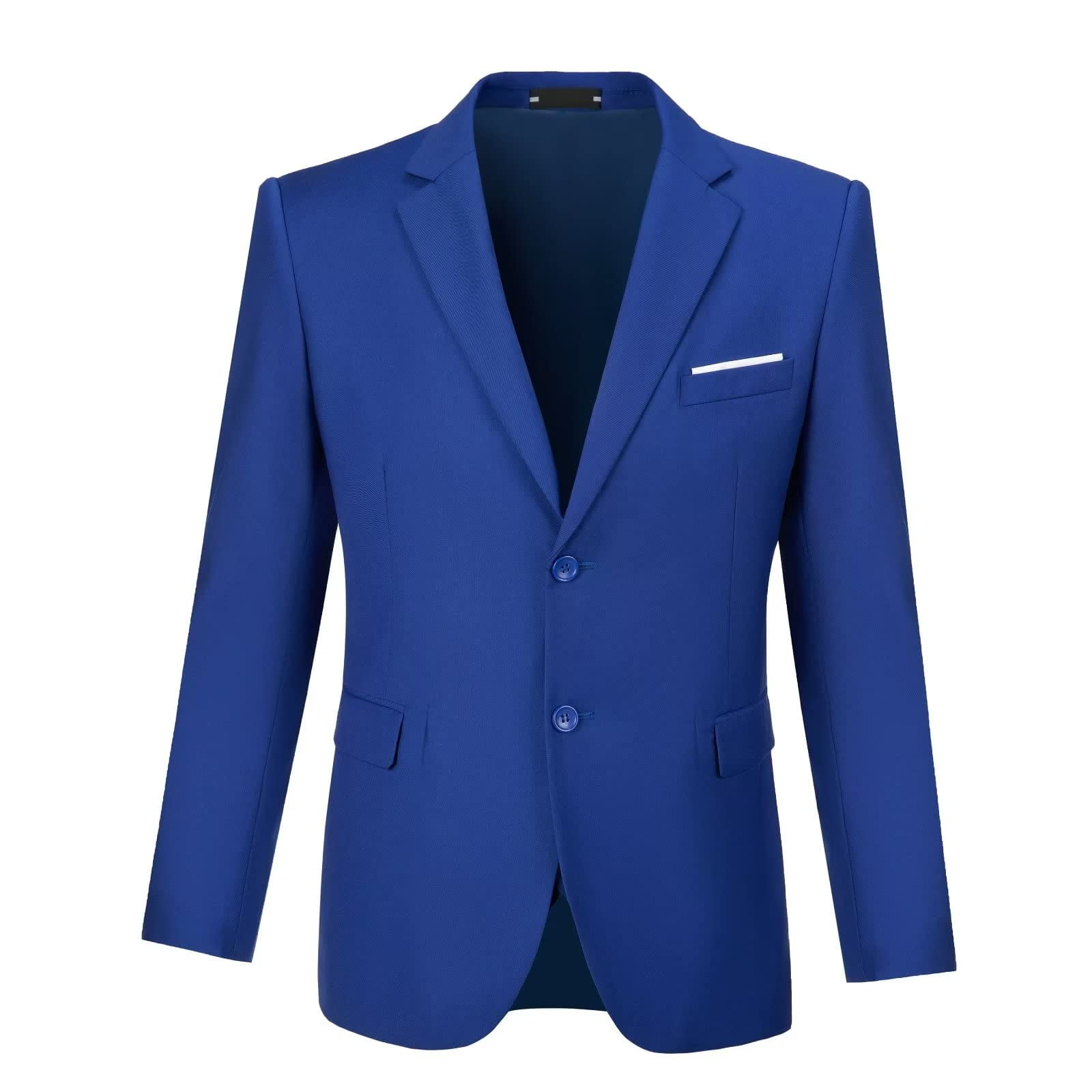 ETHAN Men's Casual Blazer for Prom Party Royal Blue Formal Dress Suit Jackets 2 Button Lightweight Sport Coats for Men 5XL - Walmart.com ETHAN Men's Casual Blazer for Prom Party Royal Blue Formal Dress Suit Jackets 2 Button Lightweight Sport Coats for Men 5XL - Walmart.com