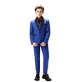 thumbnail image 1 of ETHAN Royal Blue Tuxedo for Boys Church Clothes Formal Elegant 2 Piece Prom Suit for Boys Size 12, 1 of 7