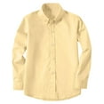 thumbnail image 1 of ETHAN Toddler Boy Collared Shirt Long Sleeve Boys Yellow Button Down Shirt 120CM - 4 Years, 1 of 7