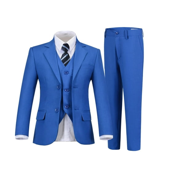 ETHAN Trajes De NiñOs Elegantes Cheap Suits 5 Piece Slim Fit Set for Wedding Young Men Size 20