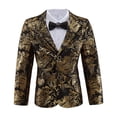 thumbnail image 1 of ETHAN Tux for Boys Gold Blazer for Boys with Wedding Prom Party Easter Suits for Boys Size 6, 1 of 7