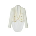 thumbnail image 1 of ETHAN Tux for Boys White Blazer for Boys with Wedding Prom Party Easter Suits for Boys Size 6, 1 of 6
