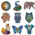 thumbnail image 1 of ETHAN Wooden Puzzles for Adults Kids,(A4-180pcs) Family Wooden Puzzles,Unique Shape Animal Wooden Puzzle,Wood Puzzles Adults,Christmas Xmas Birthday Gifts Family Game, 1 of 6