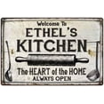 thumbnail image 1 of ETHEL'S Kitchen Farmhouse Sign Gift 8x12 Metal 208120033128, 1 of 1