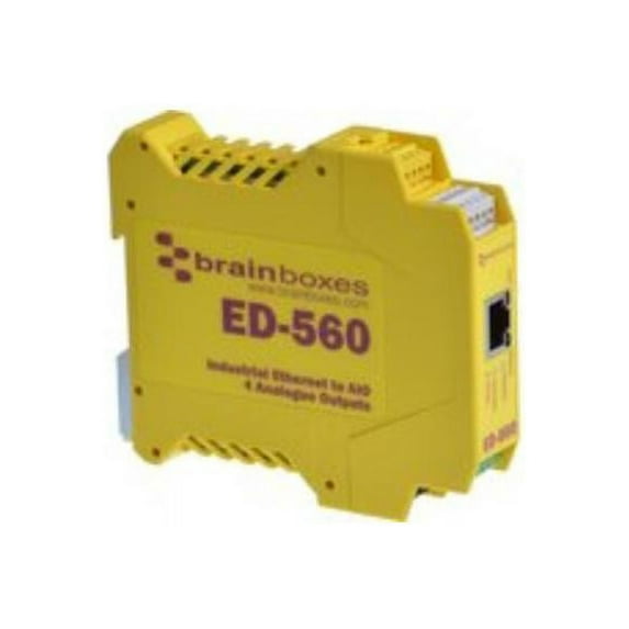 Brainboxes ED-560 Ethernet to 4 Analogue Outputs + RS485 Gateway