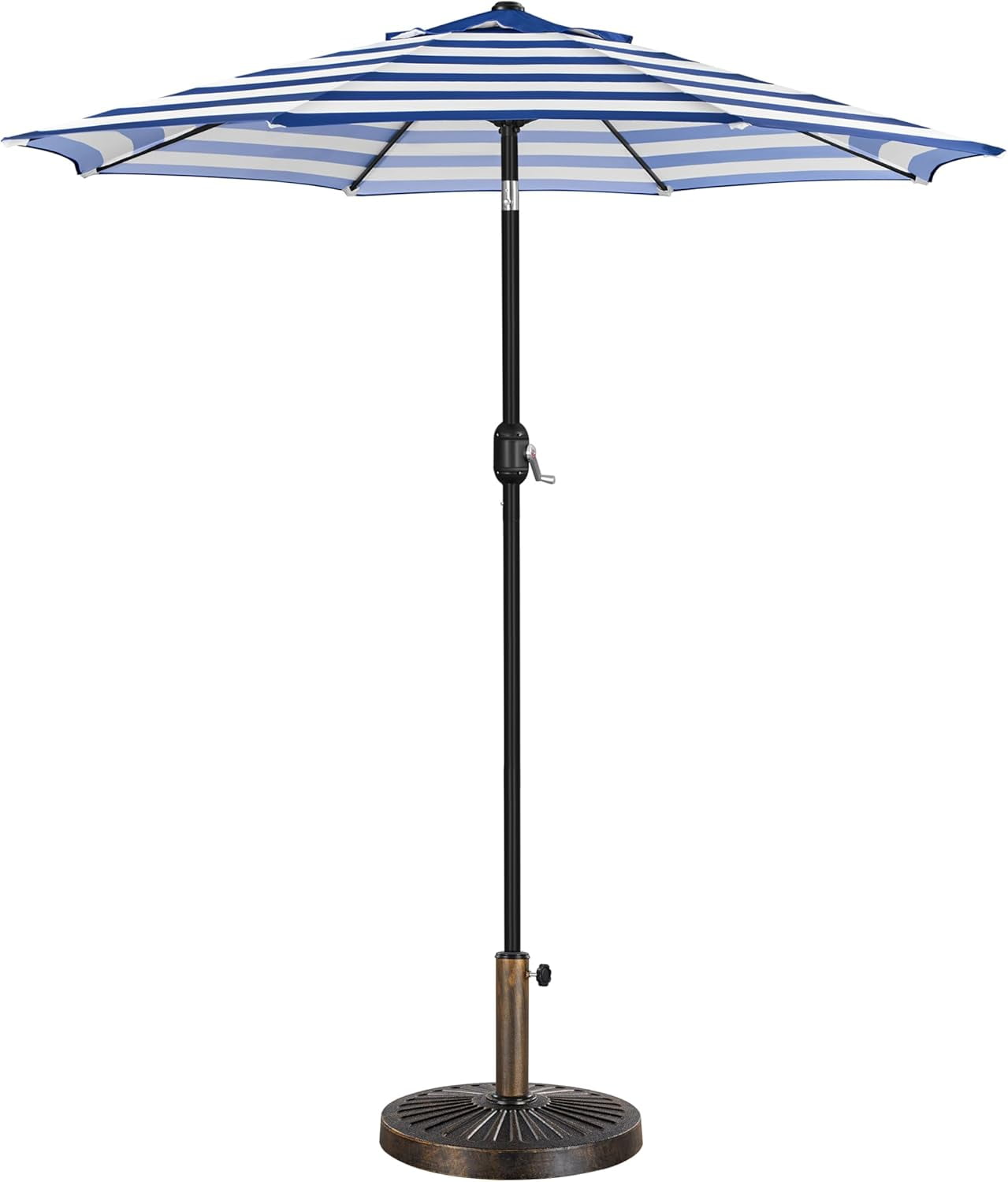 ETHFRF 9FT Garden Table Umbrella with 30lb Base, Patio Market Umbrella ...
