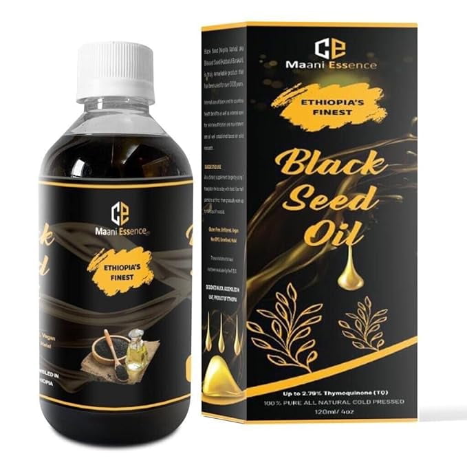 ETHIOPIA'S Finest Black Seed Oil 100 Pure Cold Pressed Ethiopian