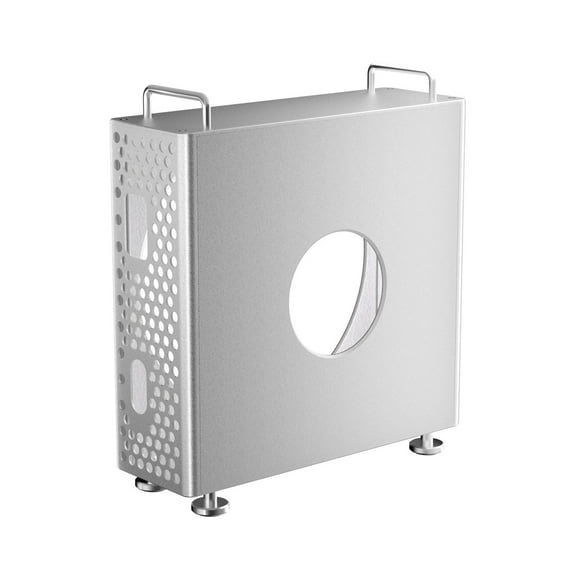 ETHKIA Aluminum Alloy Vertical Computer Stand with Advanced Heat Dissipation Technology for Efficient Storage and Optimal Performance White