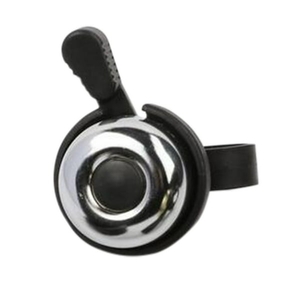 ETHKIA Classic Bike Bell, Aluminum Bicycle Bell, Loud Crisp Clear Sound Bicycle Bike Bell, Suitable for Most Mountain Bikes and Road Bikes Silver